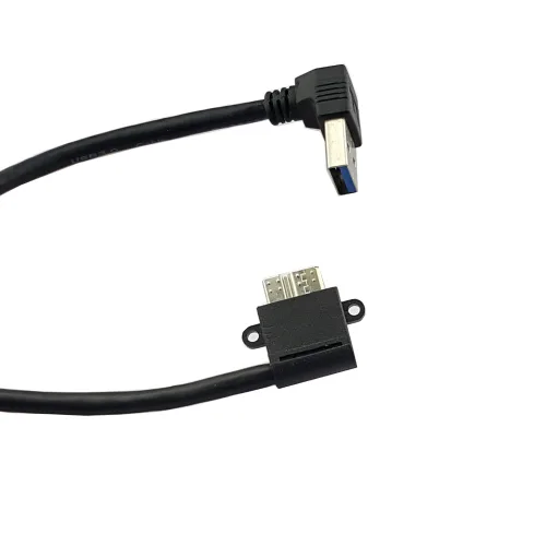 Miniatura 2 de Seadream Paquete de 2 adaptadores USB 3.0 A macho a micro B macho en ángulo
