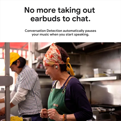Miniatura 8 de Google Pixel Buds Pro - Auriculares con cancelación de ruido - Batería de hasta 31 horas de duración con estuche de carga [2] - Auriculares Porcelana