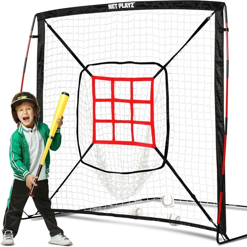 Red de béisbol - Red de lanzamiento/práctica de bateo de red, herramientas de entrenamiento, regalos de béisbol para niños, niños y adolescentes,