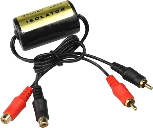 Miniatura 4 de Aislador de ruido de bucle de tierra, filtro de ruido amplificador para audio del automóvil, estéreo para el hogar, aislador de bucle