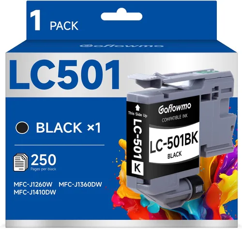 Miniatura 7 de LC501 MFC-J1360DW - Cartuchos de tinta para Brother LC 501 LC5014PK LC501XL 501XL 501XL Cartucho de tinta compatible con impresora Brother MFC