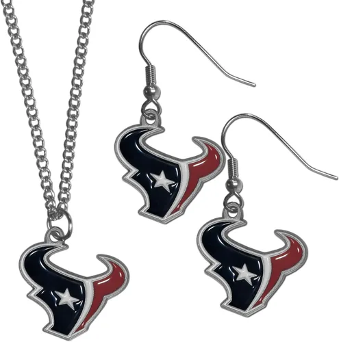 Miniatura 2 de Siskiyou Sports NFL unisex-adult Dangle Earrings and Chain Necklace Set