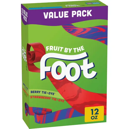 Miniatura 12 de Fruit by the Foot Snacks con sabor a frutas, Starburst, paquete variado, 6 unidades (paquete de 8)