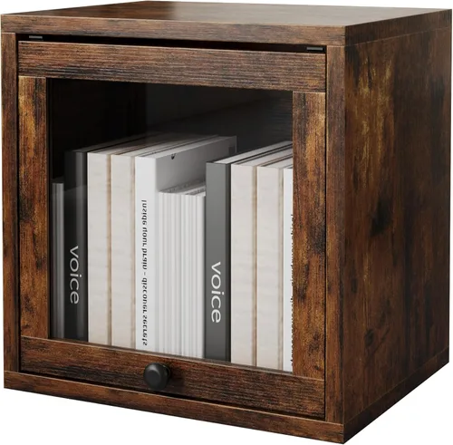 Miniatura 13 de FUSUNBAO Organizador Mágico de Almacenamiento en Cubos DIY Apilables para Casa, Libros, Ropa, Juguetes - Sistema de Almacenamiento Modular de Roble
