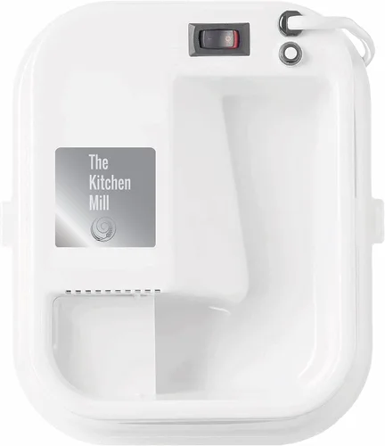Miniatura 3 de The Kitchen Mill - Molino eléctrico de granos de alta velocidad para trigo, maíz y granos, molino de harina - Ensamblado en los EE. UU. - Cámara