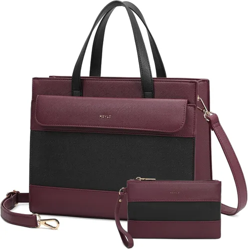 Miniatura 8 de Keyli 2 bolsos y bolsos de mano para mujer, bolsos de hombro de moda, bolso de mano con asa superior y bolsas de cuero vegano para damas