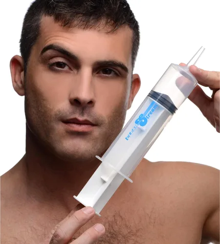 Cleanstream Jeringa de enema de bombilla, kit limpiador vaginal reutilizable, para hombres y mujeres, 5.1 fl oz, punta cónica, fácil limpieza, se