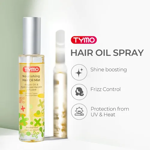 Miniatura 2 de TYMO Cepillo alisador de cabello Ring + spray de aceite para el cabello TYMO