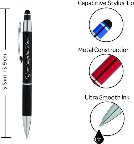 Miniatura 2 de ExpressDesigns™ - Set de regalo de bolígrafos personalizados - Paquete de 2 bolígrafos de metal con caja de regalo - Bolígrafo de lujo grabado