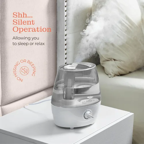 Miniatura 6 de Humidificadores de Niebla Fría para Dormitorio - Depósito de Agua de 2.2L, para Bebé, Oficina, Vaporizador de Aire Ultrasónico Silencioso, Nivel
