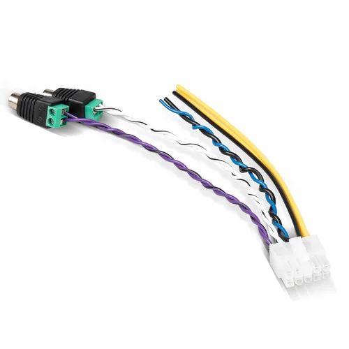 NuIth Conector de arnés de alimentación de 10 pines para Pioneer TS-WX1210A TS-WX1010A TS-WX300A TS-WX300TA, cable RCA de entrada de alto nivel para