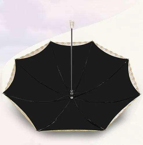Miniatura 24 de Honeystore - Parasoles de encaje de flores para fiesta de boda, paraguas nupcial de encaje