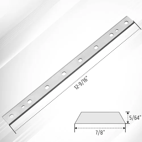 Miniatura 2 de 6 cuchillas cepilladoras de 12-1/2 pulgadas para cepilladora Dewalt DW734, reemplazo de bordes de corte dobles HSS para cuchillos cepilladores DW7342