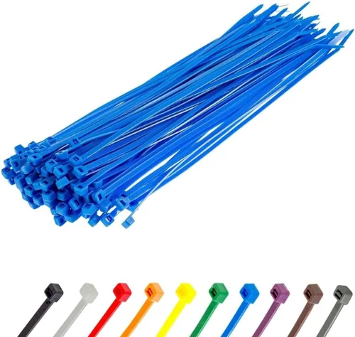 Miniatura 109 de GTSE - Paquete de 100 bridas con cremallera de 20.3 cm, color plateado/gris, 8.06 kg de resistencia, bridas de nailon grises resistentes a los rayos