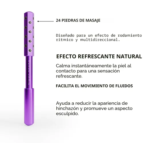 Miniatura 6 de Nurse Jamie Rodillo de belleza para masaje facial Uplift - Edición navideña Púrpura