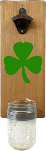 Miniatura 11 de Abridor de botellas de esquí, tablero de madera de montaje en pared con tapa extraíble y abridor de hierro fundido, regalo de esquiador rústico