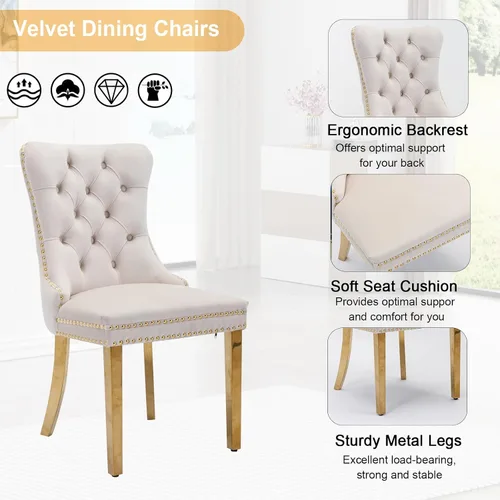 Miniatura 6 de Juego de mesa de comedor de 5 piezas, moderno juego de mesa de comedor para 4, 70 pulgadas, juego de mesa de comedor de mármol sintético blanco