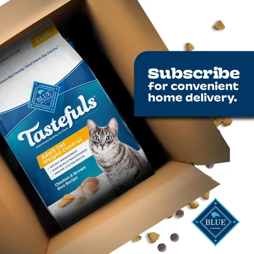 Miniatura 11 de Blue Buffalo Tastefuls - Comida natural para gatos adultos, control de peso, bolsa de 15 libras
