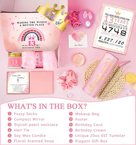 Miniatura 5 de Regalos para niñas de 13 años, regalos de cumpleaños número 13 para niñas, regalos de cumpleaños para niñas de 13 años, ideas de regalos