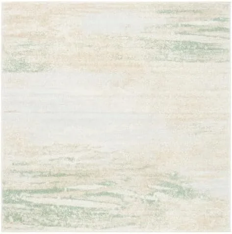Miniatura 68 de SAFAVIEH, colección Adirondack - Alfombra de 6 x 9 pies, plateada/multicolor, abstracta, moderna, no desprende pelo, de fácil cuidado, para zonas