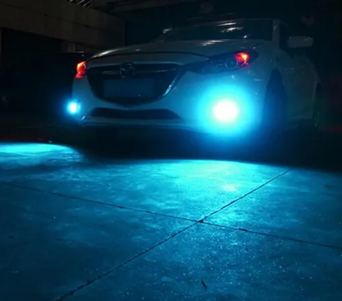 Miniatura 3 de Alla Lighting - Bombillas LED H8 H11, reemplazo para luces antiniebla o lámparas DRL, 8000K azul hielo 12V, H11LL, H8LL, H16, para automóviles