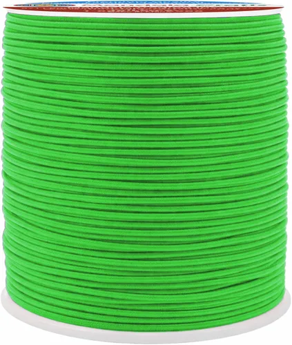 Miniatura 17 de Mandala Crafts Cuerdas elásticas color burdeos de 0.079 pulgadas para hacer joyas y cuentas, cuerda elástica de 76 yardas, hilo elástico redondo