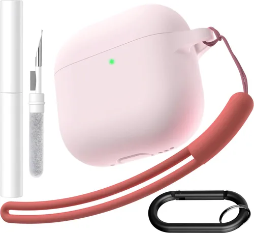Miniatura 28 de Brujula Funda protectora de silicona para AirPods 4 con ANC, compatible con AirPods de 4ª generación 2024 (Avocado, AirPods 4 con ANC)