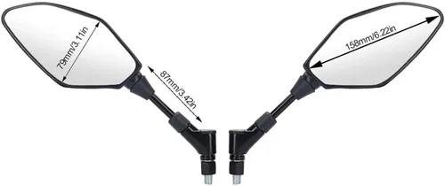 Miniatura 5 de Side Mirrors Rearview Motorcycle Mirror For Y-AMAHA FZ-8 2010 2011 2012 2013 2014 Accessories Side Mirrors