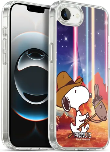Miniatura 148 de Head Case Designs Funda de gel con licencia oficial de Peanuts Nebula Cactus Needles Snoopy Space Cowboy [protección de grado militar] compatible