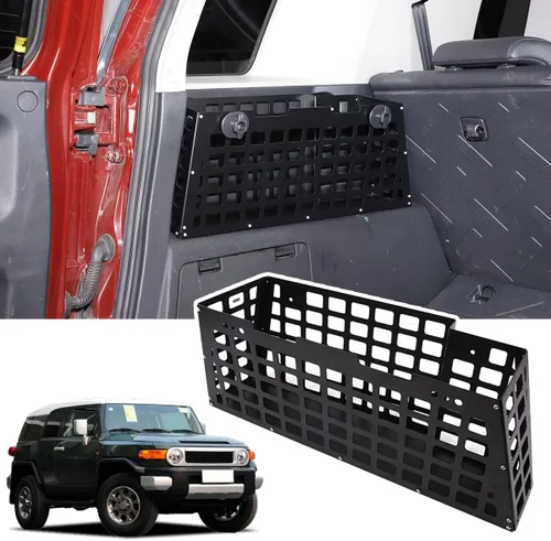 HAPPYHORSE Para maletero Toyo-ta FJ Cruiser 2007-2021, organizador de artículos diversos, caja de almacenamiento con compartimento de almacenamiento