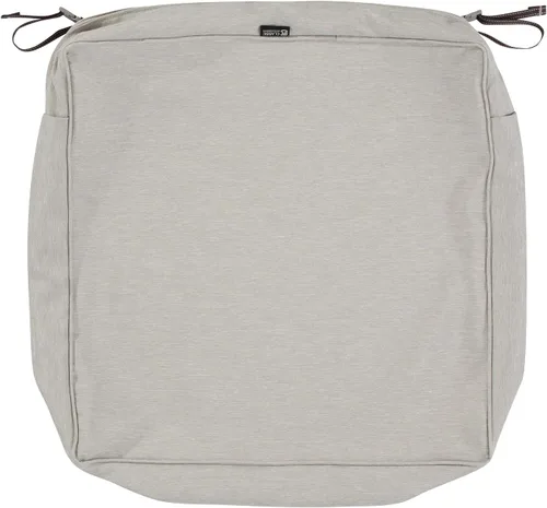 Miniatura 16 de Classic Accessories Montlake - Funda de cojín cuadrada resistente al agua de 23 x 23 x 5 pulgadas, para asiento de exterior, funda de cojín