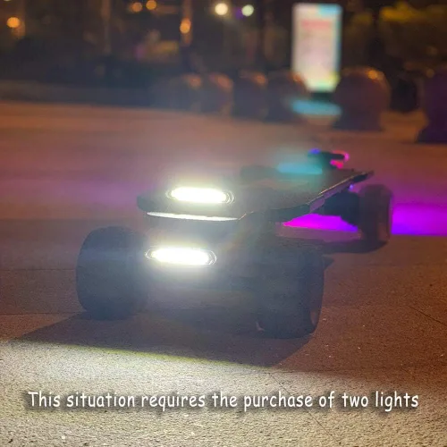 Miniatura 6 de IWONDER V3.0 - Luces LED recargables por USB para patineta, accesorios de patineta eléctrica superbrillantes (rojo/azul/blanco), luces delanteras