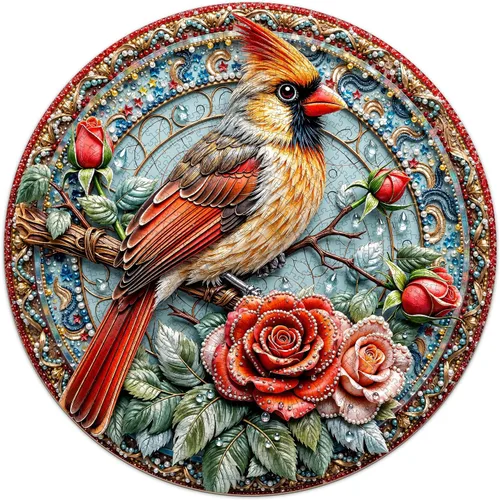 Miniatura 8 de Rompecabezas de colibrí de vidrieras para adultos de 1000 piezas, rompecabezas duros imposibles para adultos, rompecabezas artísticos de 1000 piezas