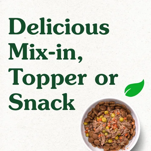 Miniatura 7 de Greenies Smart Topper - Mezcla húmeda con alto contenido de proteínas para perros, receta de carne de res, guisantes y zanahorias en caldo