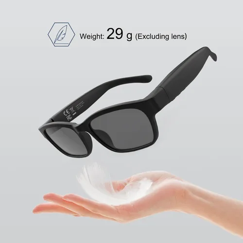 Miniatura 5 de Lentes inteligentes Bluetooth para hombres y mujeres, lentes polarizados de audio con auriculares Bluetooth, micrófono, protección UV, asistente
