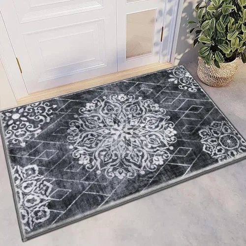 Miniatura 138 de HEBE Alfombra Pasillo 2'x10' Lavable Vintage Desgastada Alfombras de Área Antideslizante Alfombra de Lavandería Boho Alfombras de Piso para Pasillos