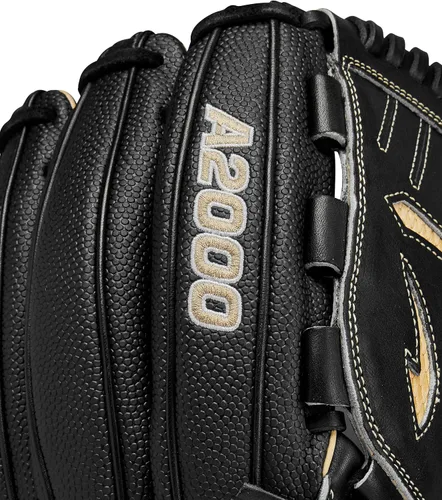 Miniatura 7 de Wilson A2000 Guantes de béisbol para lanzador - 11.75" y 12" Negro/Bronceado Saddle