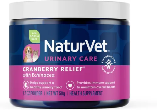 Miniatura 11 de NaturVet Cranberry Relief, bocados suaves masticables con arándanos y equinacea, alivio para mascotas