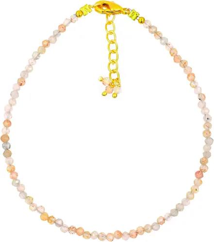 Miniatura 26 de TGH Pulsera de cuentas naturales con piedras preciosas microfacetadas, joyería para ella, cristales curativos energéticos de piedra natal, cadena