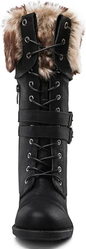 Miniatura 4 de Globalwin. - Botas de combate hasta la rodilla para mujer.
