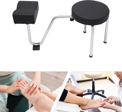Miniatura 2 de Reposapiés de pedicura, silla de pedicura, almohadilla de PVC ajustable en altura, pedicura, reposapiés, pedicura, soporte para reposapiés