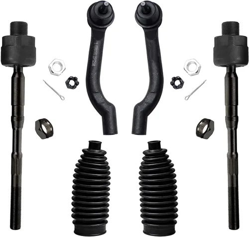 Detroit Axle - Juego de 6 varillas de acoplamiento delanteras para Nissan Rogue 14-15 Rogue Select 08-13, 4 varillas de acoplamiento interiores y
