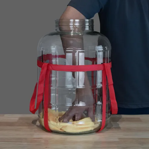Miniatura 8 de Kegco Fermentador Carboy de vidrio de boca ancha de 7.1 galones Fabricación de cerveza casera y vino