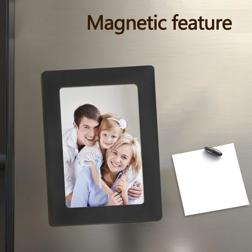 Miniatura 2 de Marco de Fotos FYY 3.5x5, Juego de 5 Marcos Magnéticos para Refrigerador, Marcos Magnéticos Adecuados para Nevera, Lavavajillas, Casillero