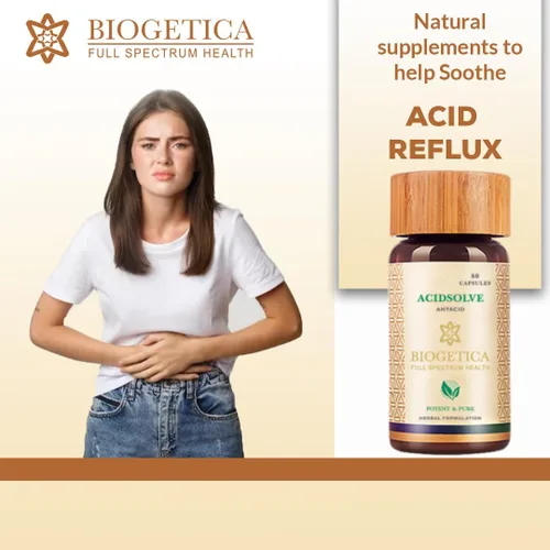 Miniatura 7 de Biogetica Acidsolve (Anácido, Pro Digestión) - 80 Cápsulas