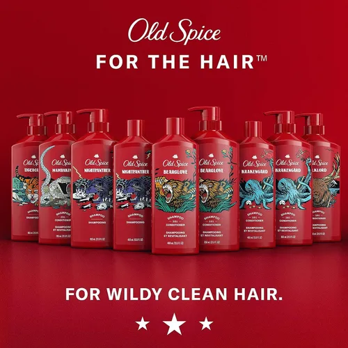 Miniatura 6 de Old Spice Juego de champú y acondicionador 2 en 1 para hombre, MambaKing, para todo tipo de cabello, cabello más saludable, más completo, de aspecto