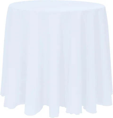Miniatura 62 de Ultimate Textile 96in Round Tablecloth - Polyester Linen Table Cloth, Machine Washable, Stain & Wrinkle Resistant, Seamless Design for Events - Aqua