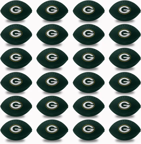 Miniatura 7 de Franklin Sports NFL - Pelotas antiestrés de equipo, paquete de 24 unidades de fútbol a granel, bolas antiestrés esponjosas para adultos y niños