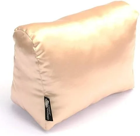 Miniatura 2 de Keep Your Designer Bag Perfectly Shaped – Champagne Satin Luxury Pillow Bag Shaper Compatible with Neverfull MM