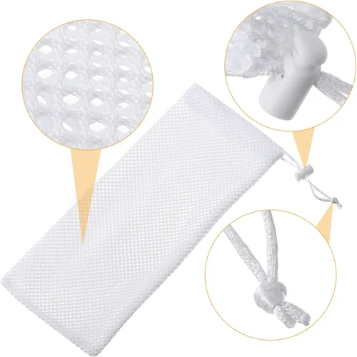 Miniatura 4 de Weewooday 6 Piezas Alimentador de Calcetín para Pinzón Calcetines de Cardo Alimentador de Pájaros Saco Instantáneo de Semillas para Colgar al Aire